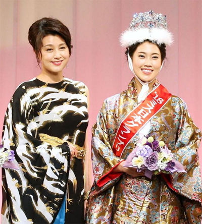 Cô gái 23 tuổi lên ngôi hoa hậu Nhật Bản